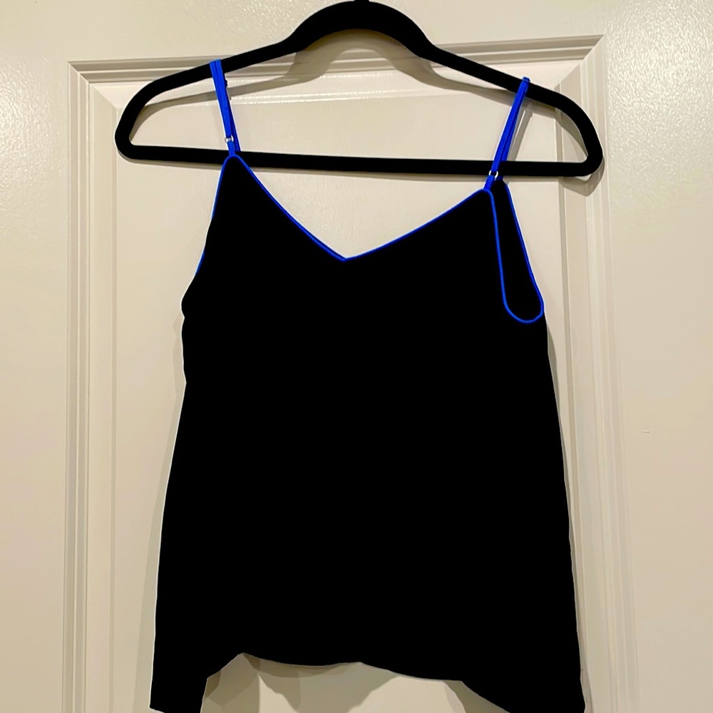 LAST CALL!! Banana Republic Camisole with Blue Piping